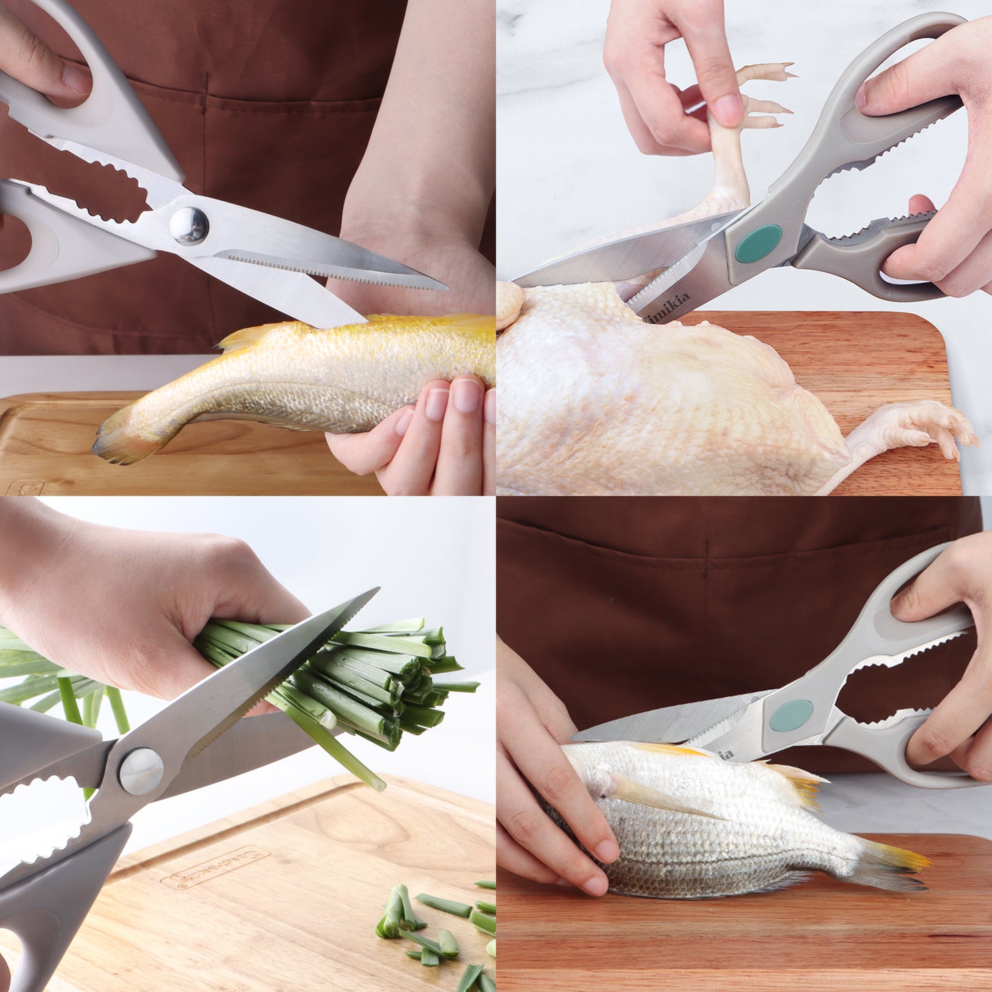 Yimikia 2-Pack Heavy Duty Kitchen Scissors（HCG-20056）