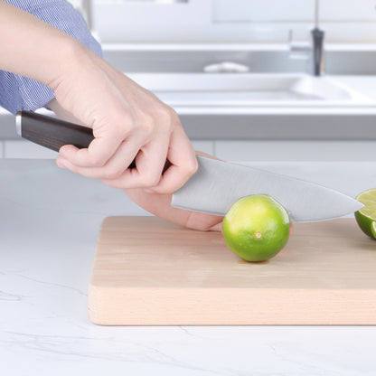 Yimikia 5.5 Inch Utility Knife with Ebony Wood Handle（YM02-03）